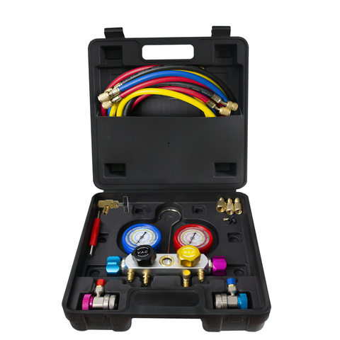 Pro 4 WAY Manifold Gauge Set