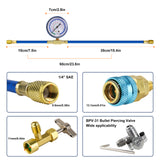 R134A R12 R22 U-Charge Hose Kit HVAC