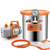 Glass Lid Vacuum Chamber with Pump