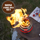 Solo Fire Pit 5.5"x7.9"(Black/Blue/Silver/Green/Red)