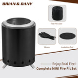 Solo Fire Pit 5.9"x8.2"(Black/Silver/Blue/Green)
