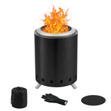 Solo Fire Pit 5.9"x8.2"(Black/Silver/Blue/Green)