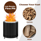 Solo Fire Pit 8.6"x10"(Black/Blue/Silver/Green)