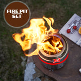 Solo Fire Pit 8.6"x10"(Black/Blue/Silver/Green)