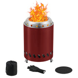 Solo Fire Pit 5.5"x7.9"(Black/Blue/Silver/Green/Red)