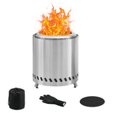 Solo Fire Pit 8.6"x10"(Black/Blue/Silver/Green)