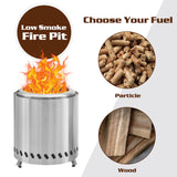 Solo Fire Pit 8.6"x10"(Black/Blue/Silver/Green)