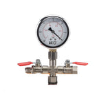 Vacuum Chamber Gauge and Valve Set