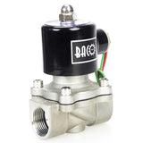 Brass/SS DC12V/24V AC110V NPT Normally Closed Solenoid Valve