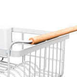 Stainless Steel Large Dish Rack (White)