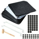 12-Cube Portable Closet - Clear & Black