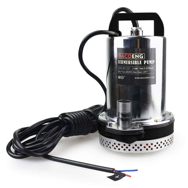 DC SUMP PUMP(12V/24V Stainless Steel) – BACOENG