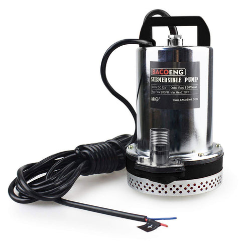 DC SUMP PUMP(12V/24V Stainless Steel)