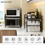 2-Tier Microwave Stand