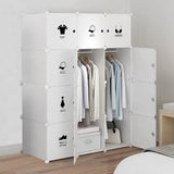 12-Cube Portable Closet - White