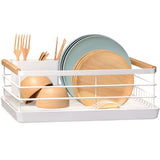 Stainless Steel Dish Rack (White)
