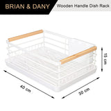 Stainless Steel Dish Rack (White)
