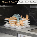 Stainless Steel Dish Rack (White)