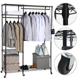 Free-standing Closet Garment Rack