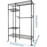 Free-standing Closet Garment Rack