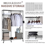 Free-standing Closet Garment Rack