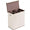 Double Laundry Hamper with lid (Gray/Beige/Black)