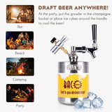 Pressurized Growler(64OZ, 128OZ, 175OZ)