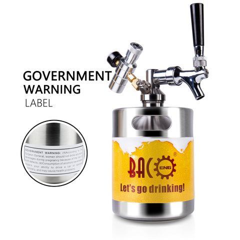 Pressurized Growler(64OZ, 128OZ, 175OZ)