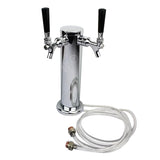 Double Faucet Tower Keg System No Tank Conversion Kit