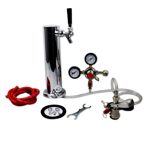 BACOENG Standard Single Tower Keg System Draft Beer Kegerator Conversion Kit