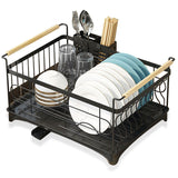 Stainless Steel Large Dish Rack (Black)