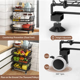 4 Tier Metal Wire Baskets