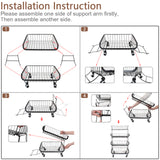 4 Tier Metal Wire Baskets
