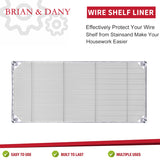 14"x30"/14"x36"/18"x36" Wire Shelf Liners (4PK)