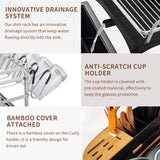 Aluminum Dish Rack Double layer (Silver)