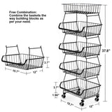 5 Tier Metal Wire Basket