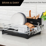 Aluminum Dish Drying Rack ( Silver)