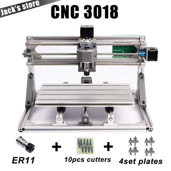 CNC3018 with ER11,diy cnc engraving machine,Pcb Milling Machine,Wood C –  BACOENG