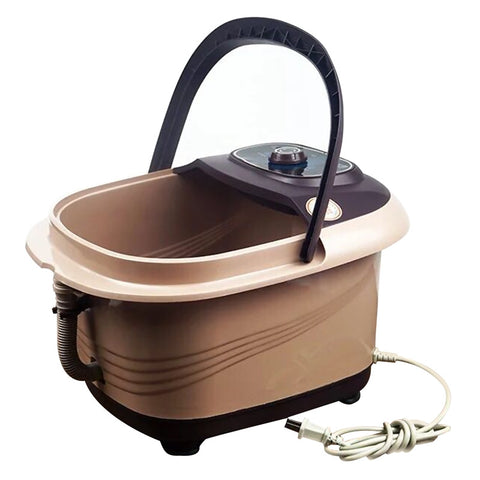Foot Spa Bath Massager Portable Heat Temperature Pedicure Vibration Bubbles Home Salon and Massager Tub