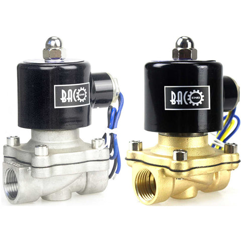 Brass/SS DC12V/24V AC220V BSP Normally Closed Solenoid Valve