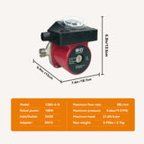 Auto Start/Close Water Circulation Pump With Timer