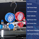 R32 R134a R410a R12 Manifold Gauge