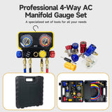 R1234yf 4-Way Manifold Gauge Set