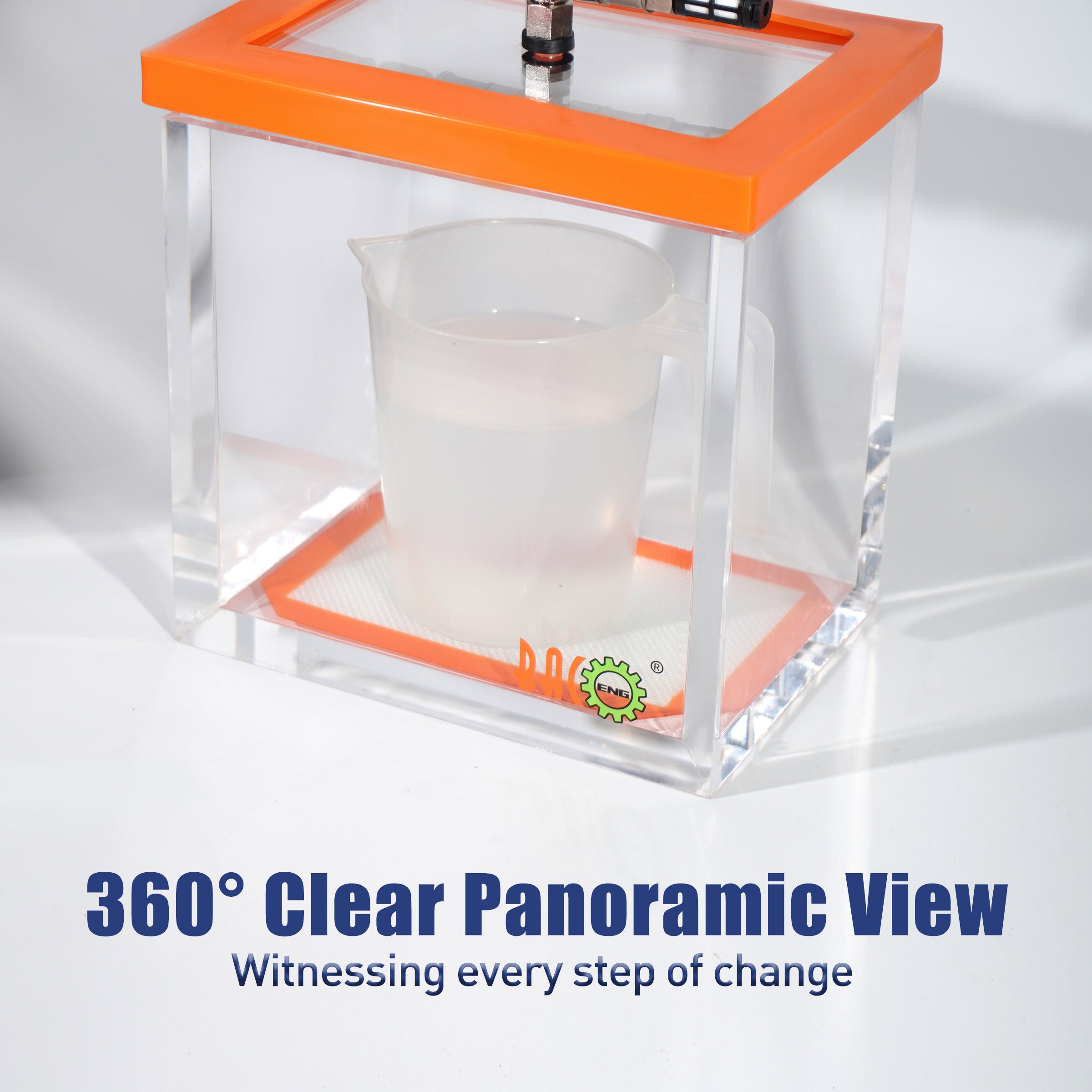 Acrylic Vacuum Chamber (1gal/1.5gal/3gal) – BACOENG