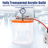 3Gallon Acrylic Vacuum Chamber