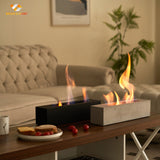 Tabletop Fireplace(Grey/Black)