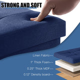 15” Linen Storage Ottoman