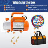 R32 HVAC Vacuum Pump Kit