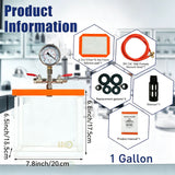 Acrylic Vacuum Chamber (1gal/1.5gal/3gal)