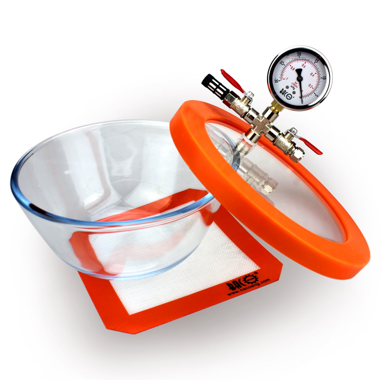 2.8 Qt Pyrex Vacuum Chamber – BACOENG